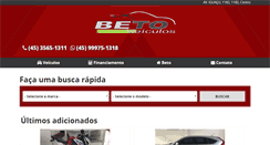 Desktop Screenshot of betoveiculos.net